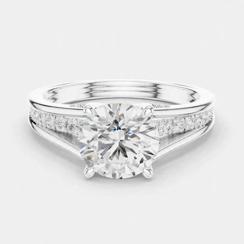 Mirano Royale 1.79CT F VS2 Lab Diamond Ring in 18K Gold