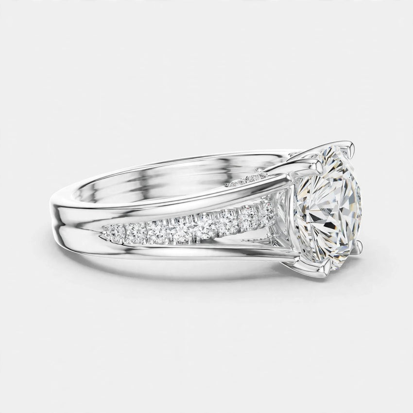 Mirano Royale 1.79CT F VS2 Lab Diamond Ring in 18K Gold