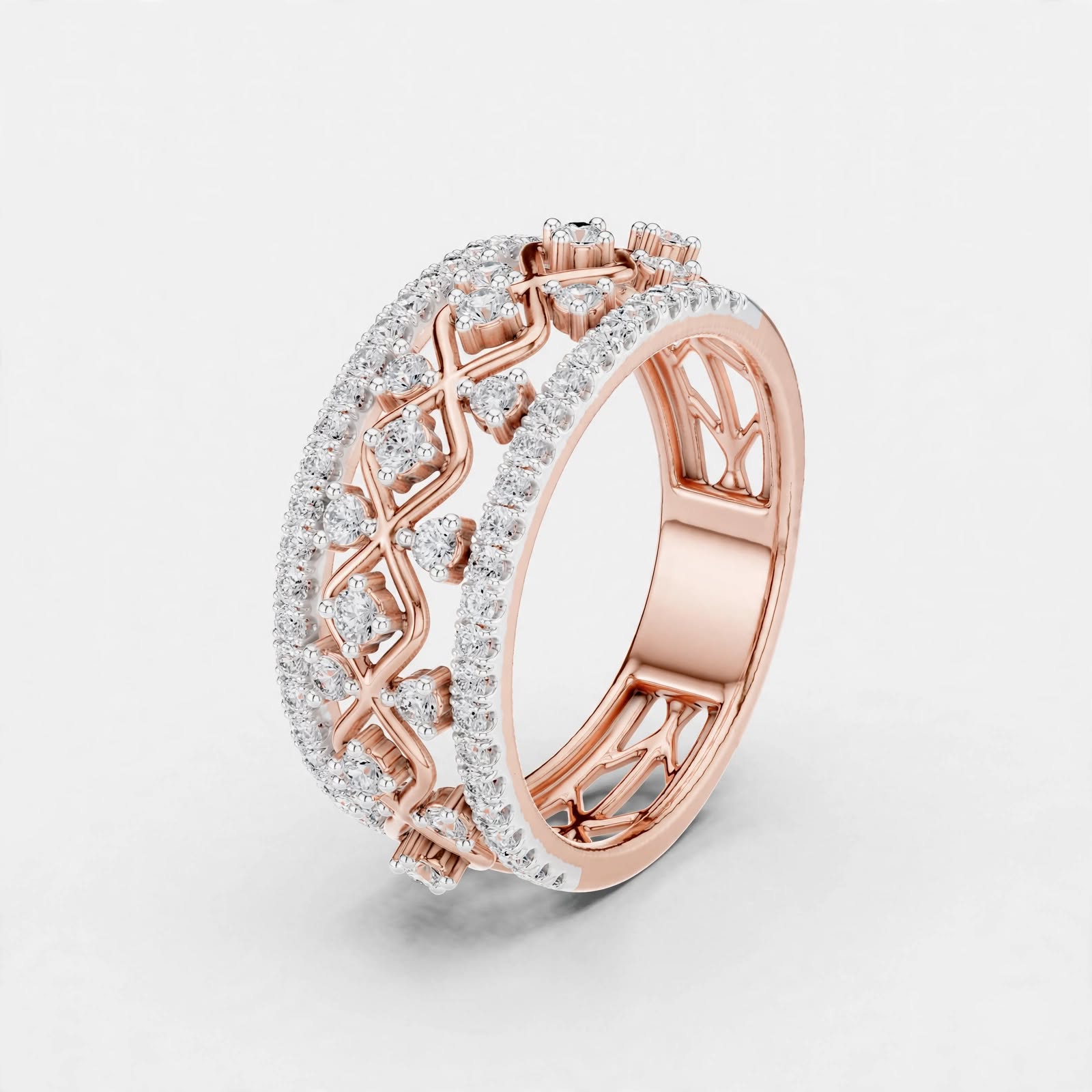 0.48CT Lab Grown Diamond Wedding Band Ring|14K Gold