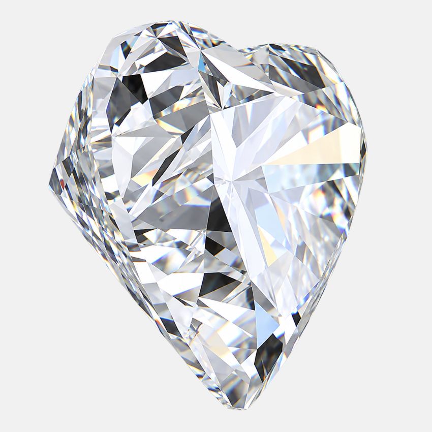 Mirano Jewels 1.56 Carat IGI Certified Heart Cut Lab Grown Loose Diamond F Color VS2 Clarity
