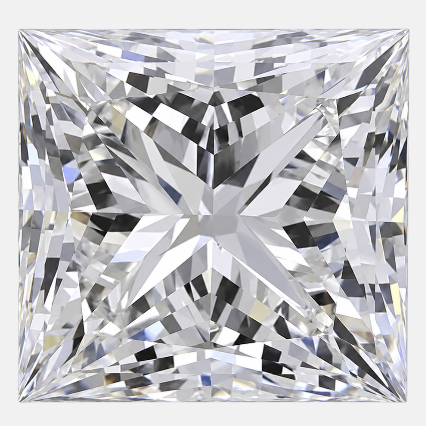 1.07 Carat Princess Cut Lab Grown Diamond – E Color VS1 Clarity