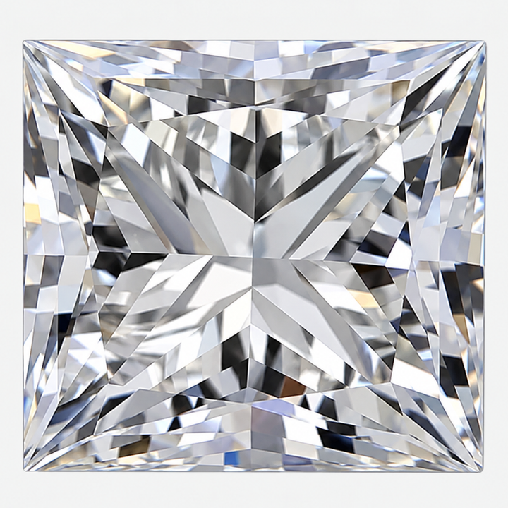 1.06 Carat Princess Cut Lab Grown Diamond – E Color VVS2 Clarity