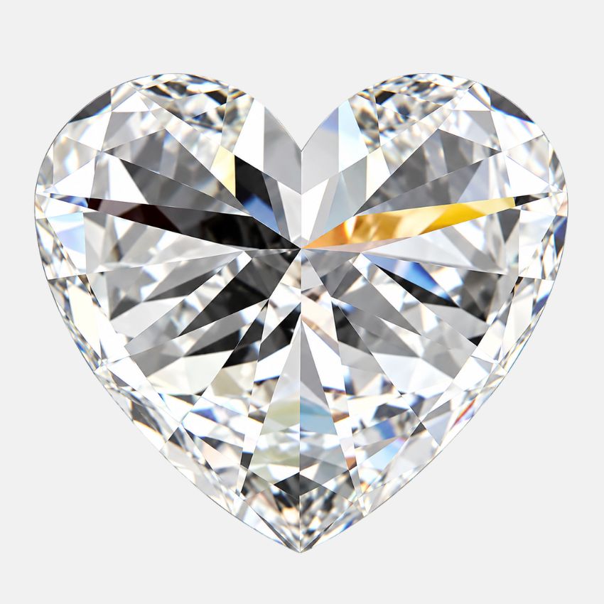 Mirano Jewels 1.07 Carat Heart Cut Lab Grown Diamond E Color VVS1 Clarity IGI Certified