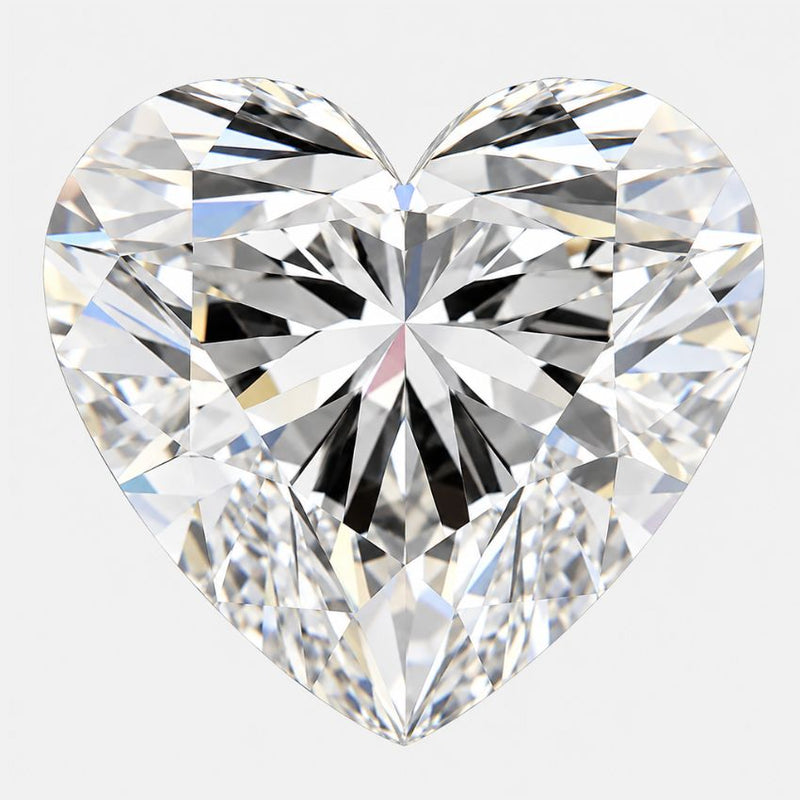 Mirano Jewels 1.55 Carat Heart Cut Lab Grown Diamond F Color VVS2 Clarity IGI Certified