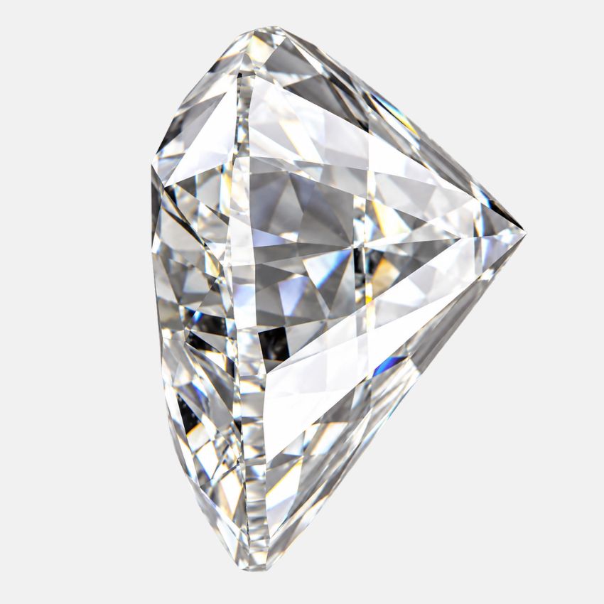 Mirano Jewels 1.55 Carat Heart Cut Lab Grown Diamond F Color VVS2 Clarity IGI Certified