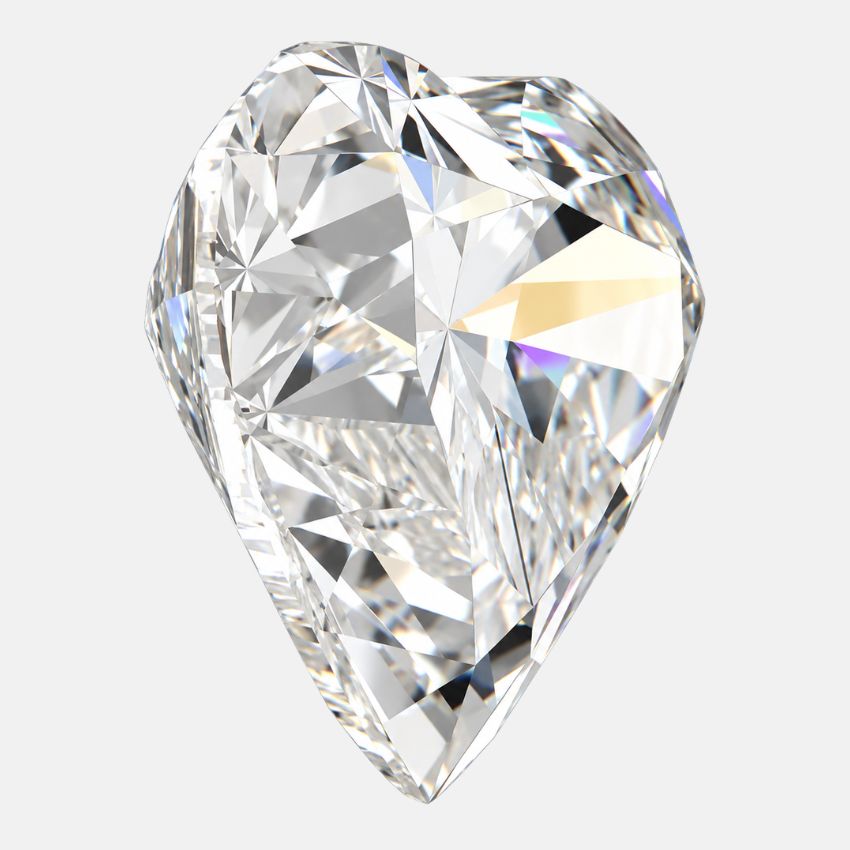 Mirano Jewels 1.55 Carat Heart Cut Lab Grown Diamond F Color VVS2 Clarity IGI Certified