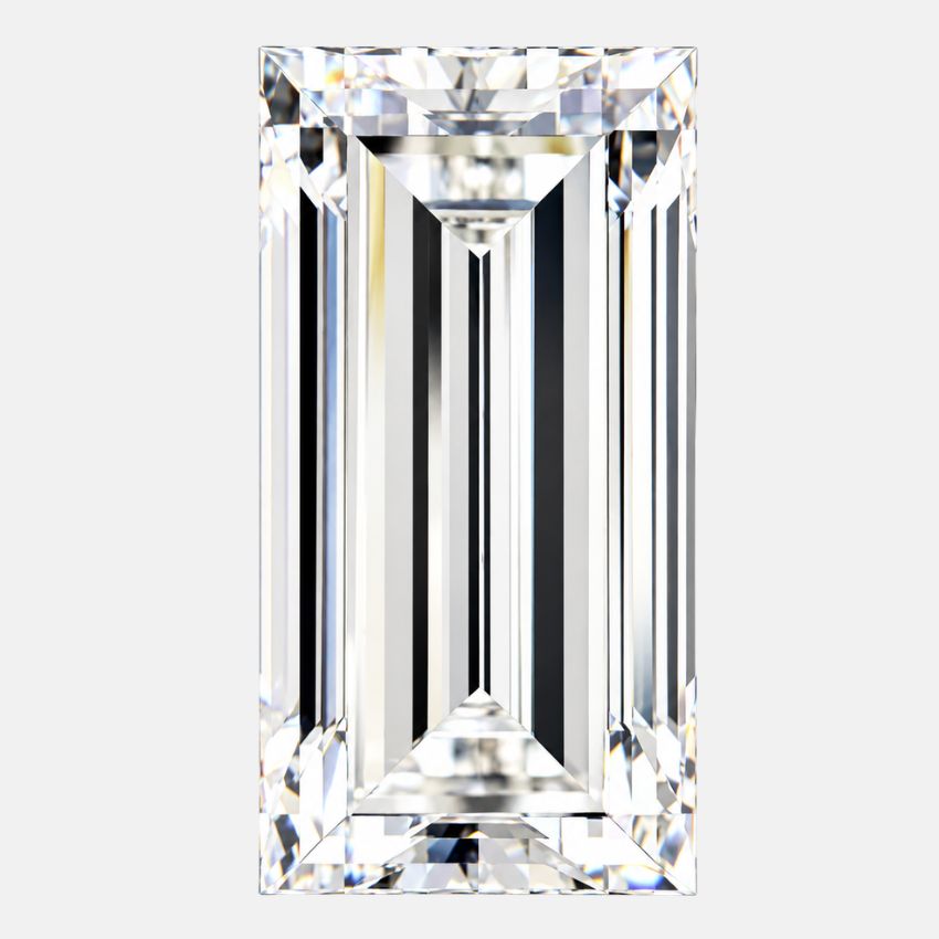 Mirano Jewels 1.00 Carat Baguette Cut Lab Grown Diamond E Color VS2 Clarity