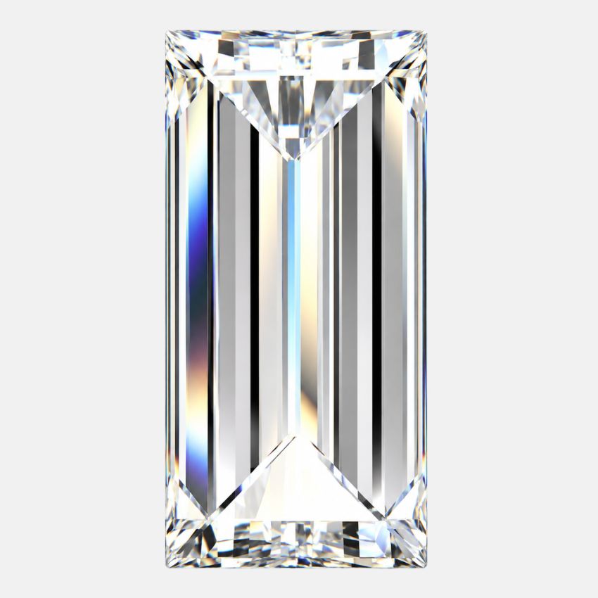 Mirano Jewels 1.00 Carat Baguette Cut Lab Grown Diamond E Color VS2 Clarity