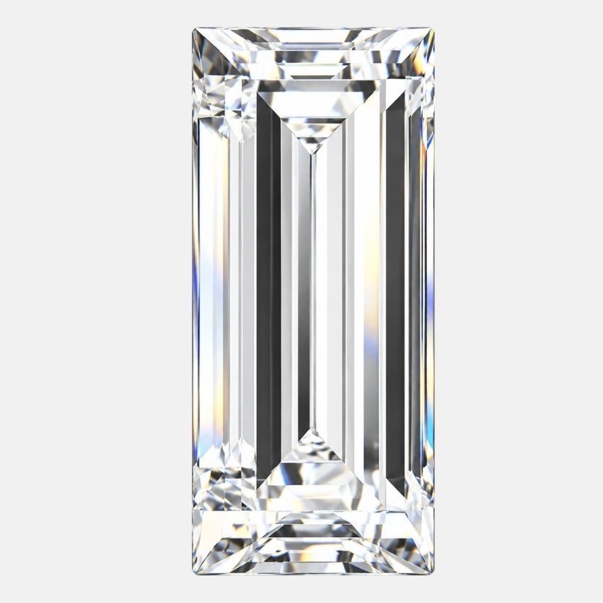 Mirano Jewels 1.00 Carat Baguette Cut Lab Grown Diamond E Color VS2 Clarity