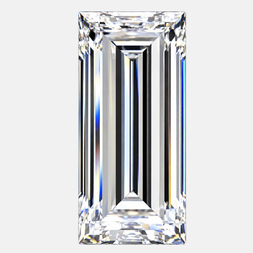 Mirano Jewels 1.95 Carat E Color VVS1 Clarity IGI Certified Baguette Lab Grown Loose Diamond