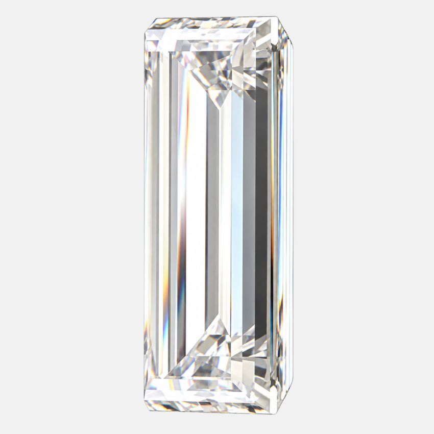 Mirano Jewels 1.70 Carat F Color VS1 Clarity IGI Certified Baguette Lab Grown Loose Diamond