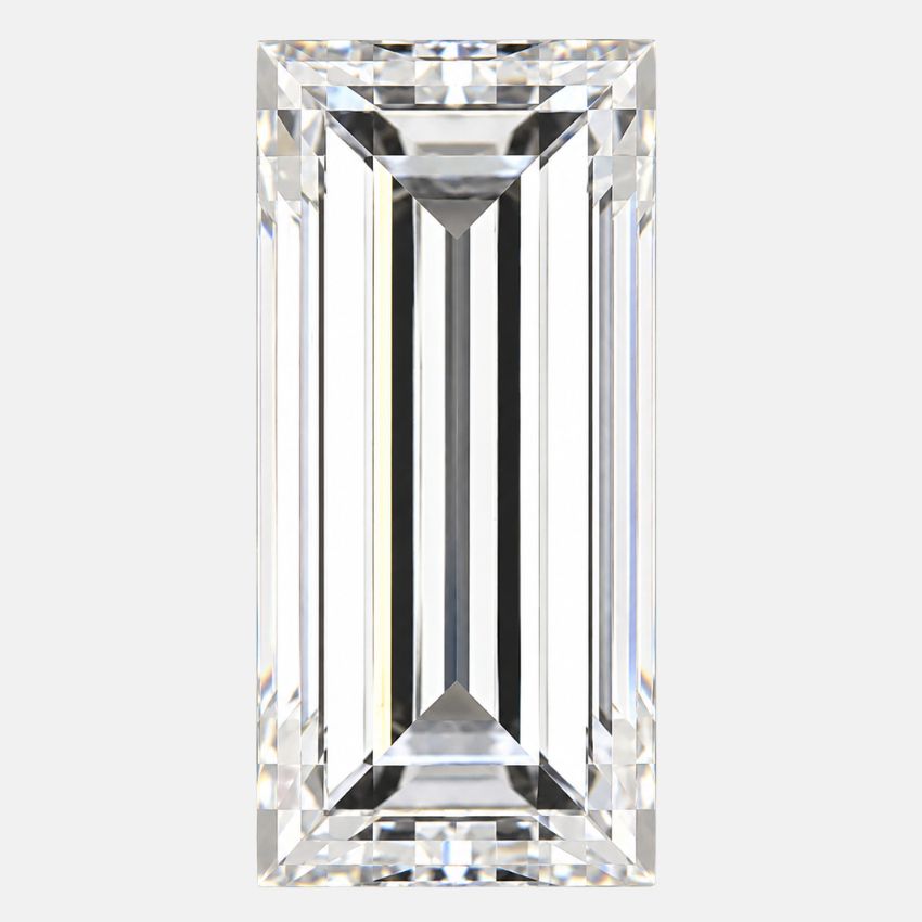 Mirano Jewels 1.70 Carat F Color VS1 Clarity IGI Certified Baguette Lab Grown Loose Diamond