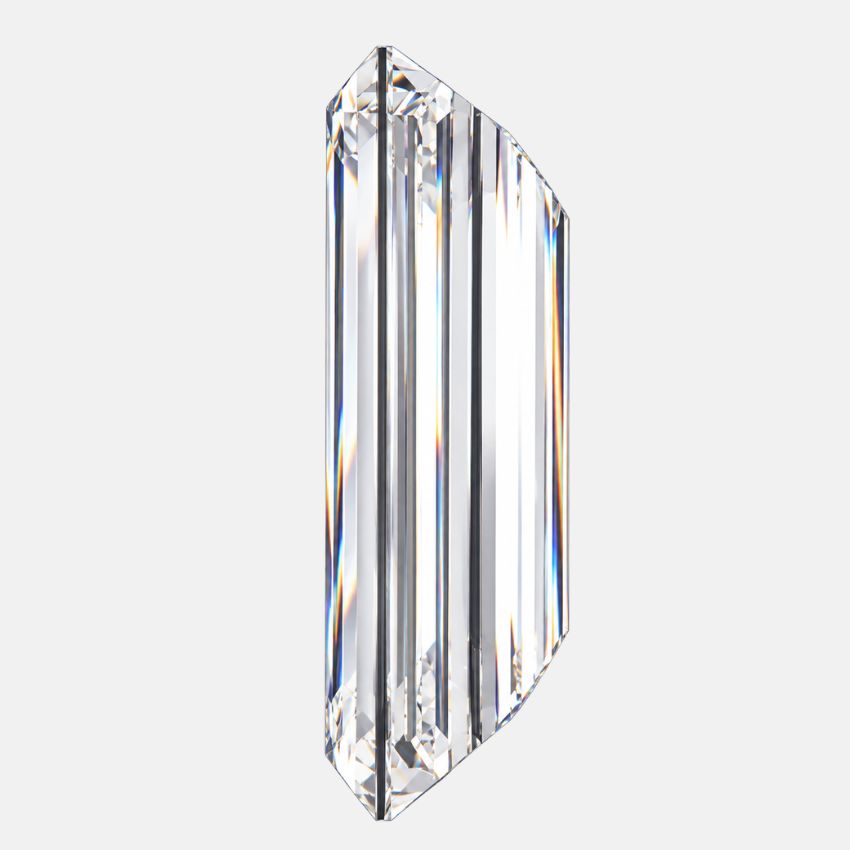 Mirano Jewels 1.70 Carat F Color VS1 Clarity IGI Certified Baguette Lab Grown Loose Diamond