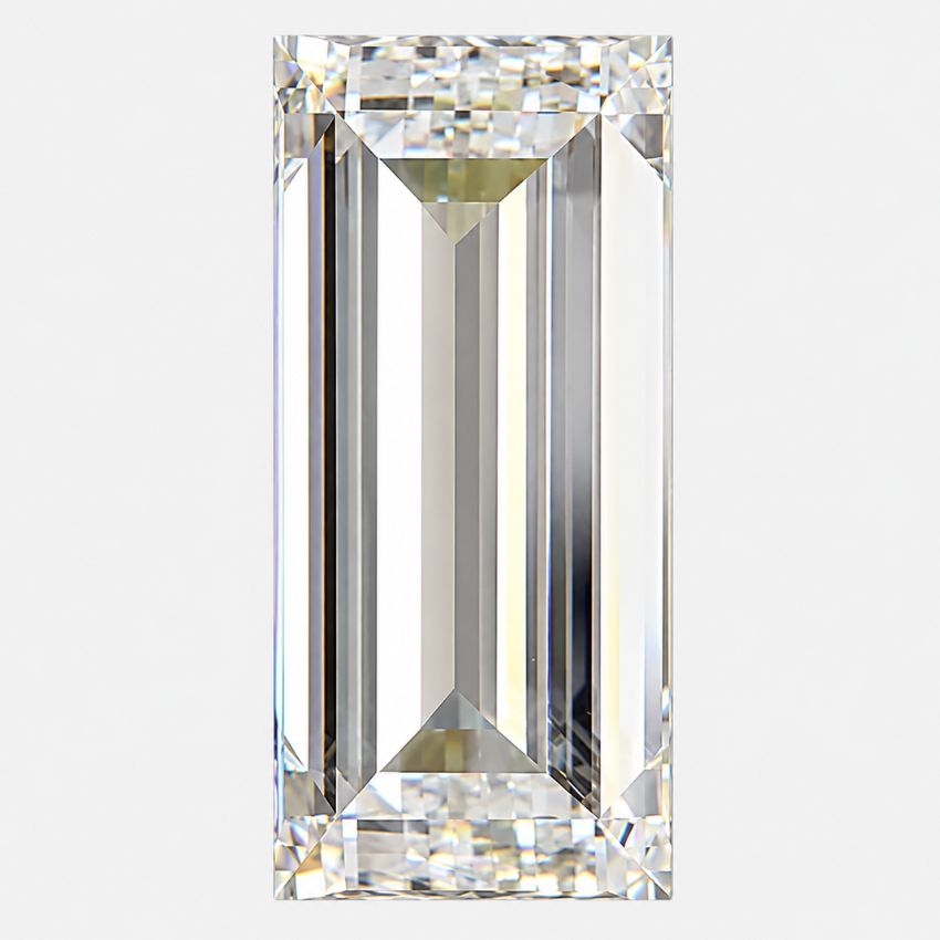 Mirano Jewels 1.70 Carat F Color VS1 Clarity IGI Certified Baguette Lab Grown Loose Diamond
