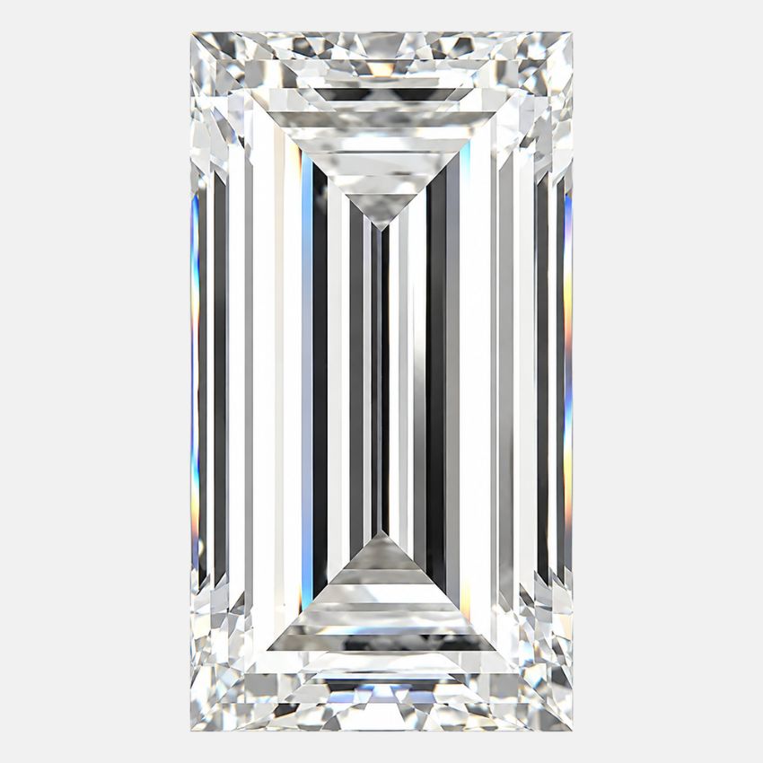 Mirano Jewels 1.36 Carat IGI Certified Baguette Cut Lab Grown Diamond E Color VS2 Clarity