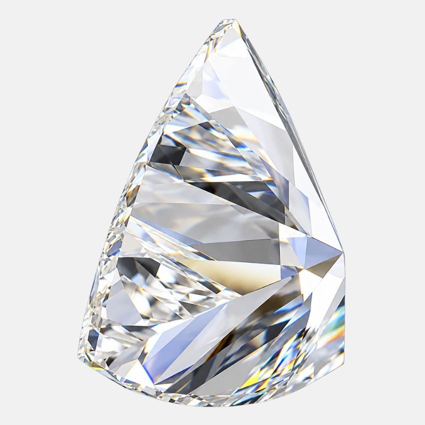 Mirano Jewels 1.01 Carat Triangle Cut Lab Grown Diamond E Color VVS1 Clarity IGI Certified