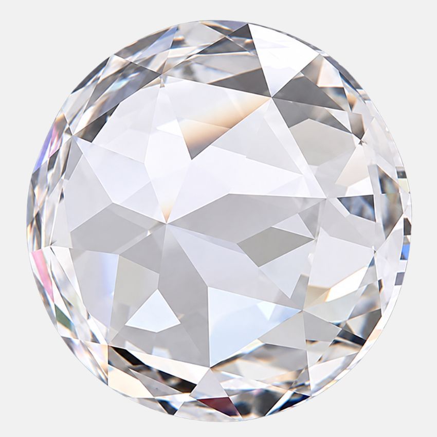 Mirano Jewels 1.80 Carat Rose Cut Lab Grown Loose Diamond F Color VVS2 Clarity IGI Certified