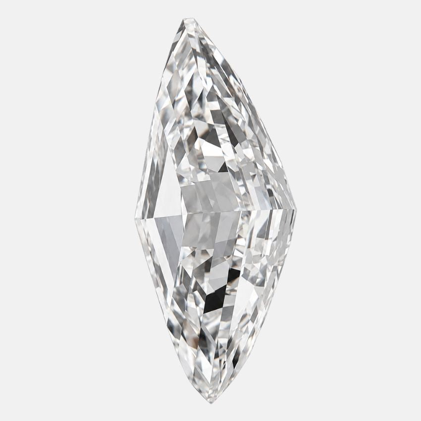 Mirano Jewels 5.08 Carat Lozenge Lab Created Diamond E Color VVS2 Clarity IGI Certified