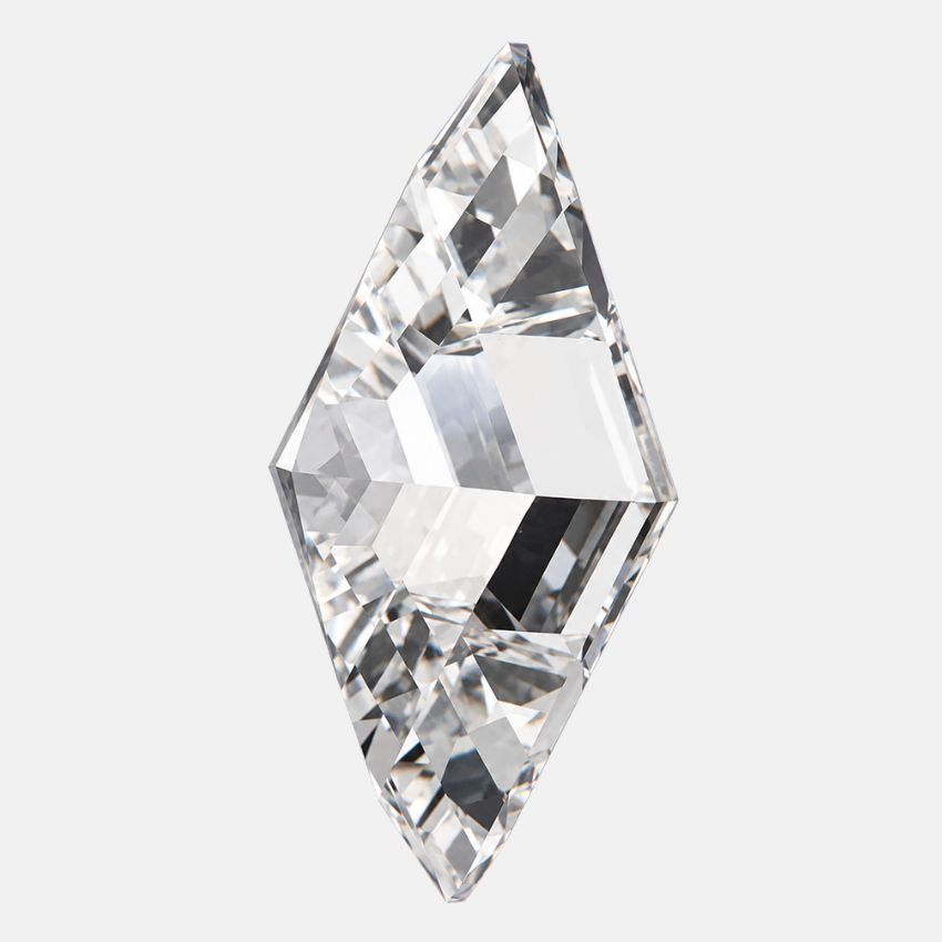 Mirano Jewels 5.08 Carat Lozenge Lab Created Diamond E Color VVS2 Clarity IGI Certified