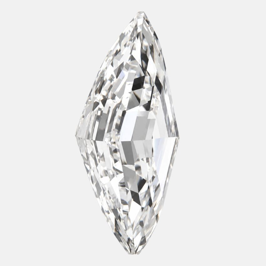 Mirano Jewels 5.08 Carat Lozenge Lab Created Diamond E Color VVS2 Clarity IGI Certified