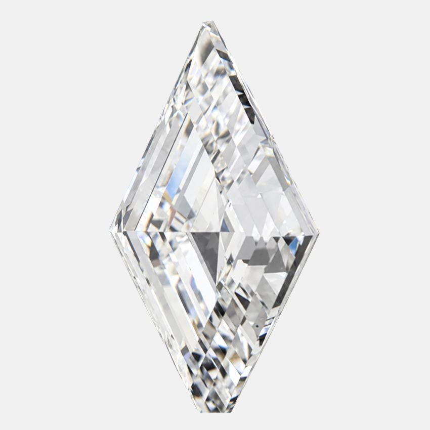 Mirano Jewels 3.09 Carat Lozenge Lab Created Diamond E Color VVS2 Clarity IGI Certified