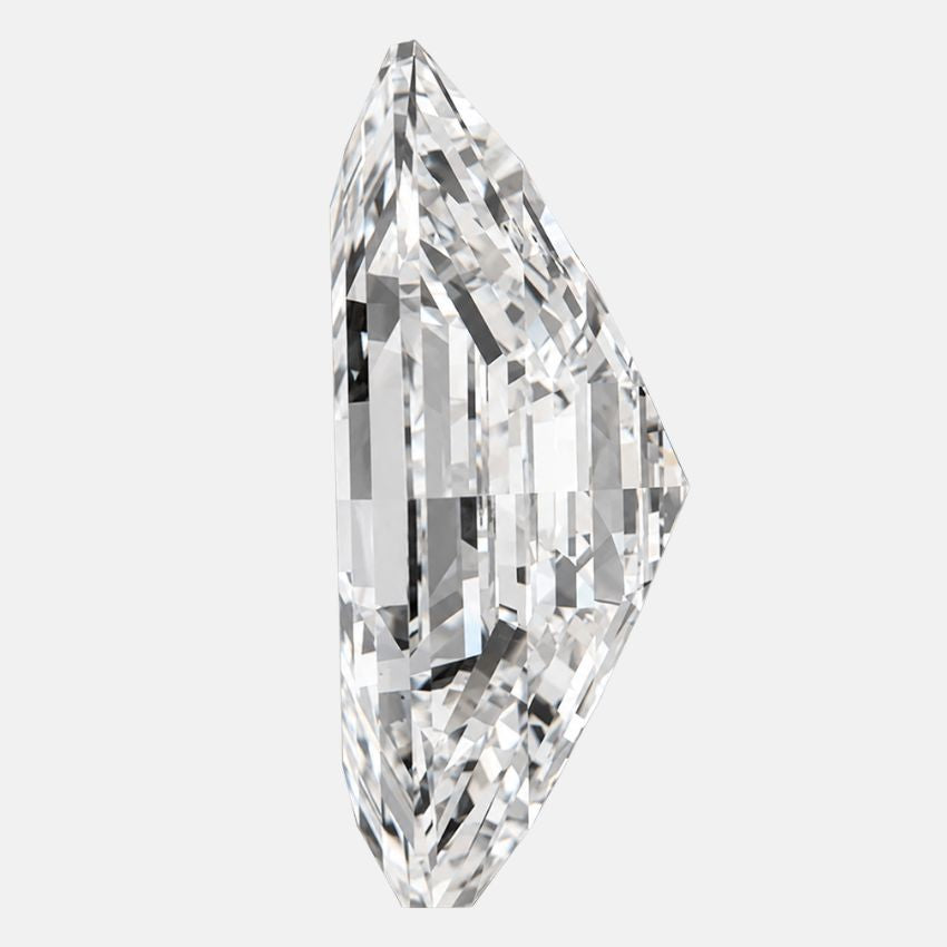 Mirano Jewels 3.09 Carat Lozenge Lab Created Diamond E Color VVS2 Clarity IGI Certified