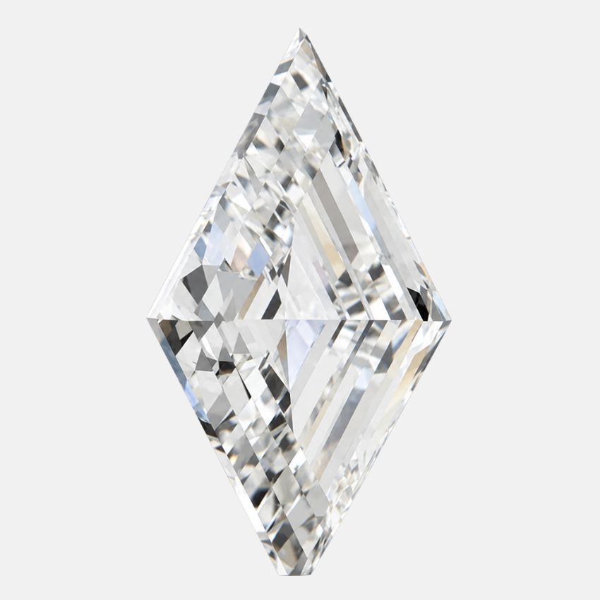 Mirano Jewels 3.09 Carat Lozenge Lab Created Diamond E Color VVS2 Clarity IGI Certified