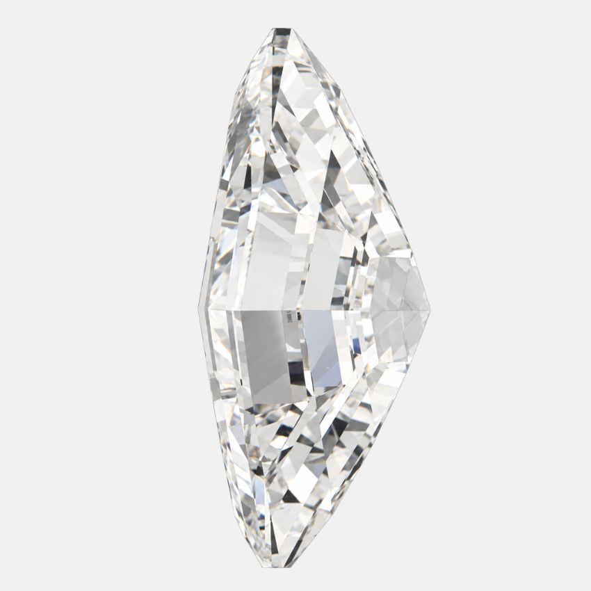Mirano Jewels 4.22 Carat Lozenge Lab Grown Diamond F Color VVS2 Clarity IGI Certified