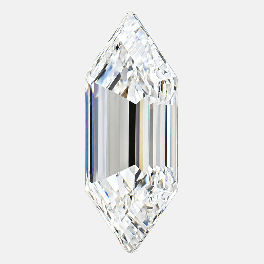 Mirano Jewels 1.02 Carat Lab Grown Hexagonal Diamond E Color VS1 Clarity IGI Certified