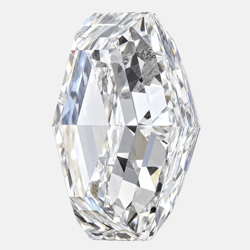 Mirano Jewels 1.70 Carat Hexagonal Lab Grown Diamond E Color VVS2 Clarity IGI Certified