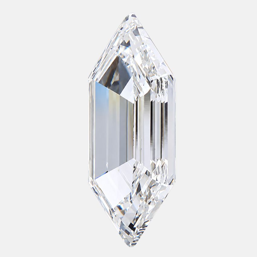 Mirano Jewels 1.50 Carat Hexagonal Lab Grown Loose Diamond E Color VVS2 Clarity IGI Certified