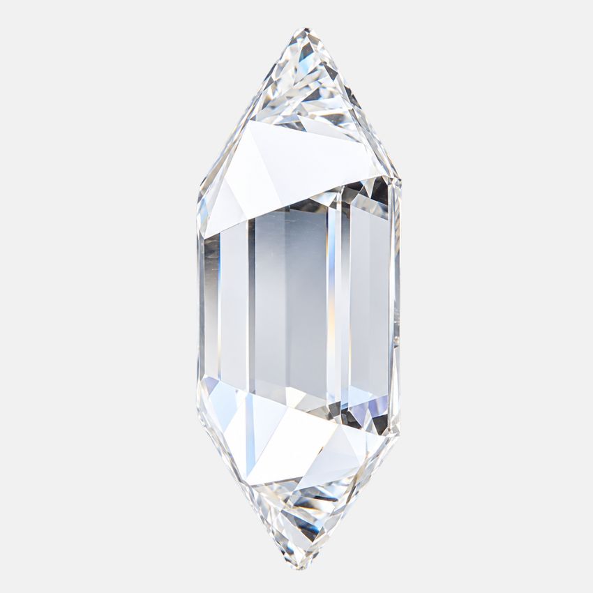 Mirano Jewels 1.50 Carat Hexagonal Lab Grown Loose Diamond E Color VVS2 Clarity IGI Certified