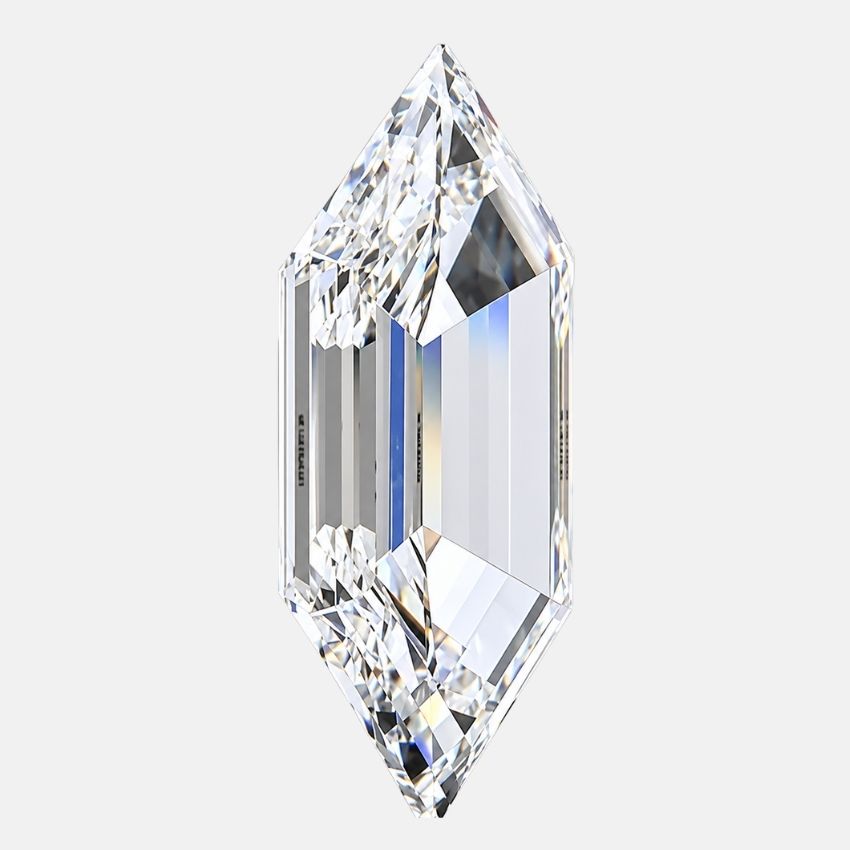 Mirano Jewels 1.50 Carat Hexagonal Lab Grown Loose Diamond E Color VVS2 Clarity IGI Certified