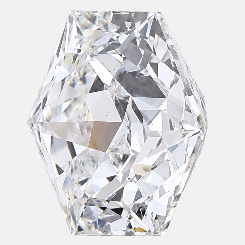 Mirano Jewels 1.10 Carat Lab Grown Hexagonal Diamond F Color VS2 Clarity IGI Certified
