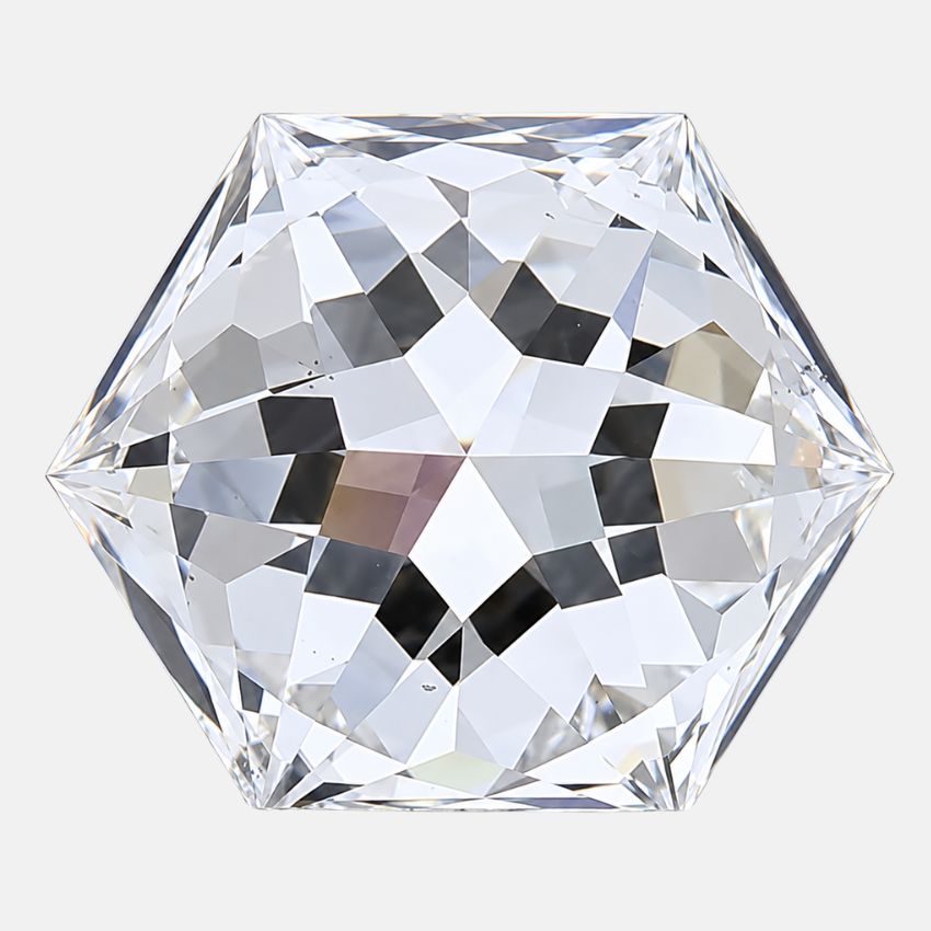 Mirano Jewels 1.10 Carat Lab Grown Hexagonal Diamond F Color VS2 Clarity IGI Certified
