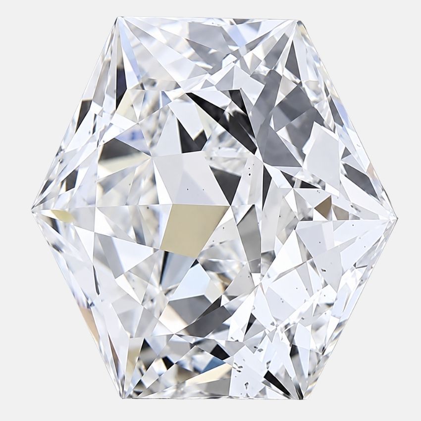 Mirano Jewels 1.10 Carat Lab Grown Hexagonal Diamond F Color VS2 Clarity IGI Certified