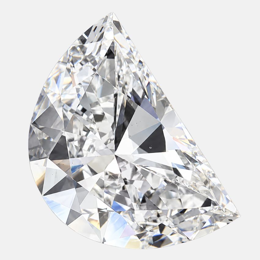 Mirano Jewels 3.03 Carat Half Moon Lab Grown Diamond E Color VS1 Clarity IGI Certified