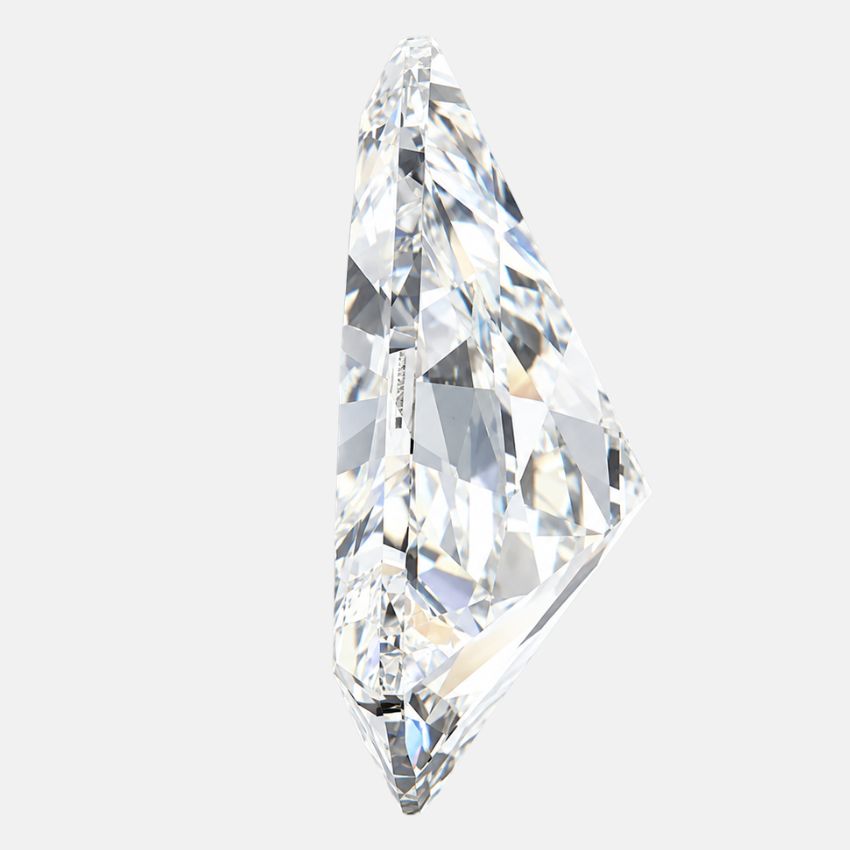 Mirano Jewels 3.03 Carat Half Moon Lab Grown Diamond E Color VS1 Clarity IGI Certified