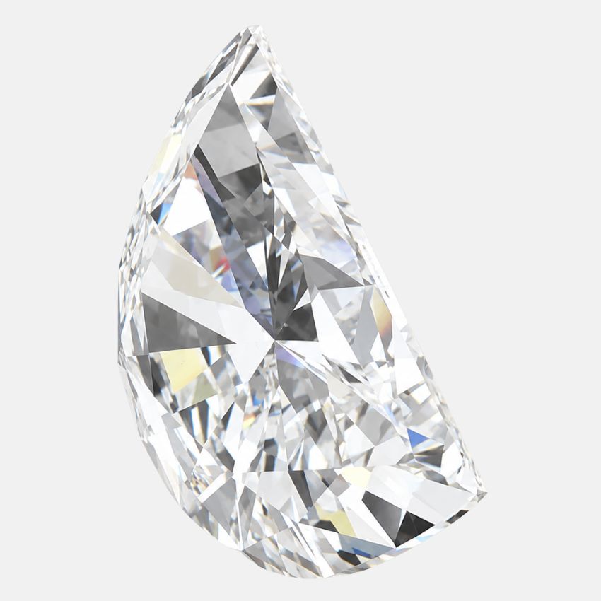 Mirano Jewels 3.03 Carat Half Moon Lab Grown Diamond E Color VS1 Clarity IGI Certified