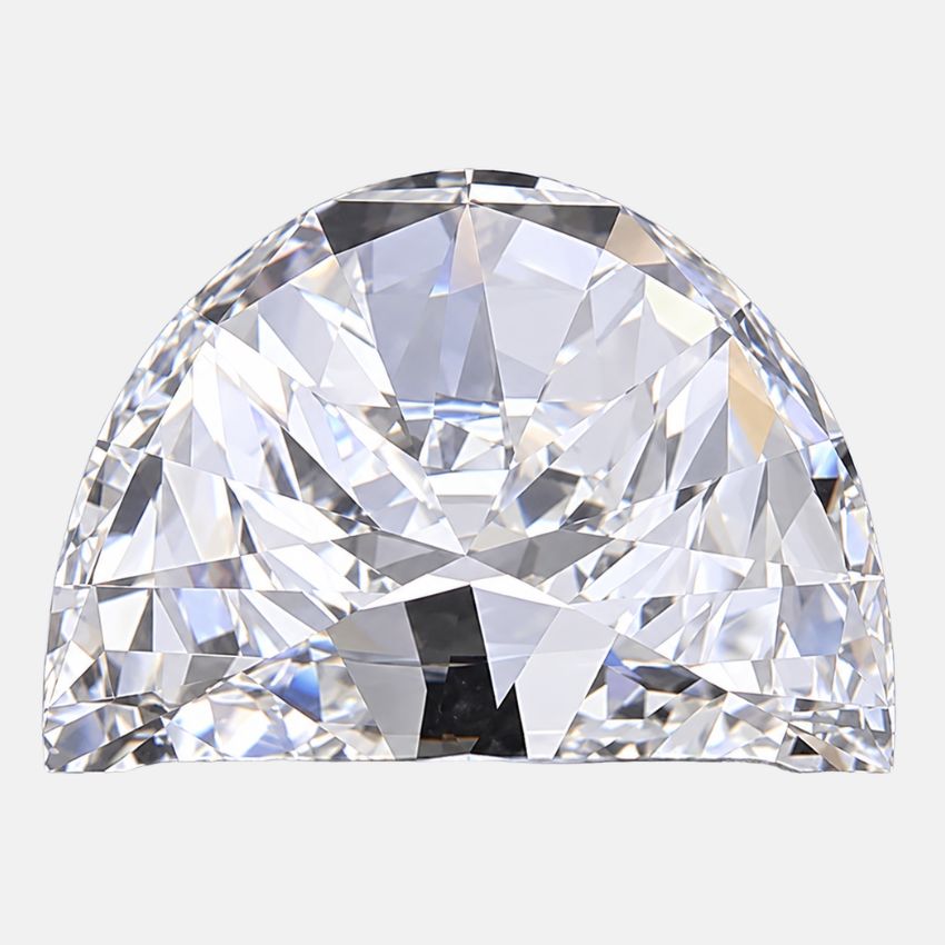 Mirano Jewels 1.20 Carat Half Moon Lab Grown Loose Diamond E Color VVS2 Clarity IGI Certified