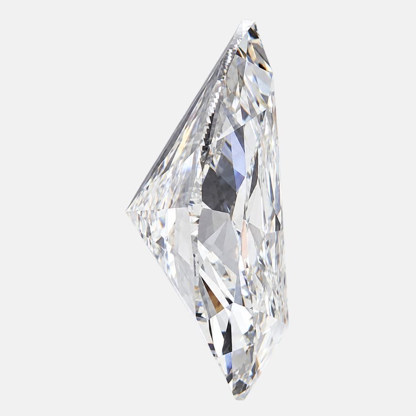 Mirano Jewels 5.08 Carat Half Moon Lab Grown Loose Diamond E Color VVS2 Clarity IGI Certified