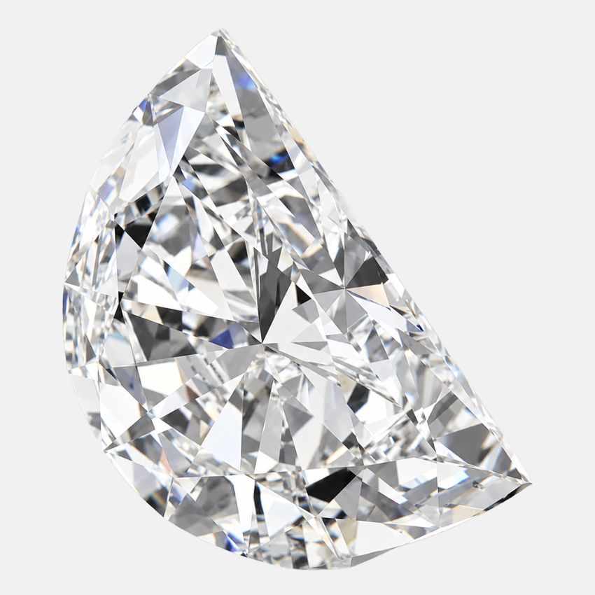 Mirano Jewels 5.06 Carat Half Moon Lab Grown Diamond E Color VVS2 Clarity IGI Certified