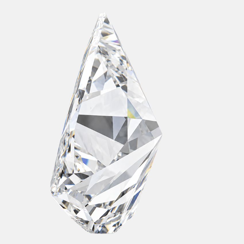 Mirano Jewels 5.06 Carat Half Moon Lab Grown Diamond E Color VVS2 Clarity IGI Certified