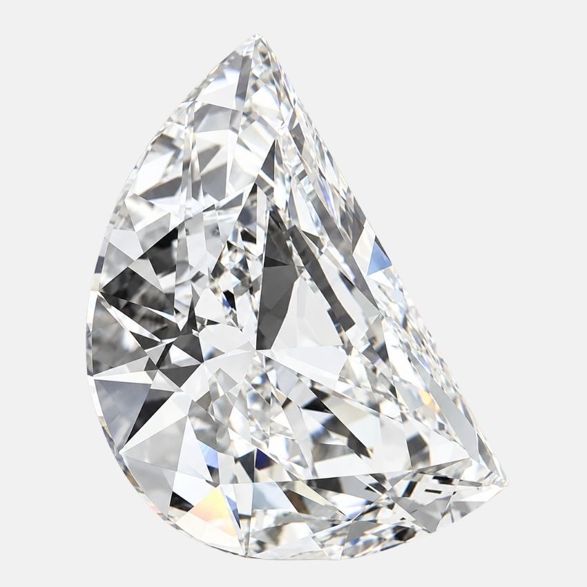 Mirano Jewels 5.06 Carat Half Moon Lab Grown Diamond E Color VVS2 Clarity IGI Certified