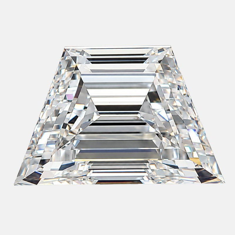 Mirano Jewels 2.59 Carat Trapezoid Lab Created Diamond E Color VS1 Clarity IGI Certified