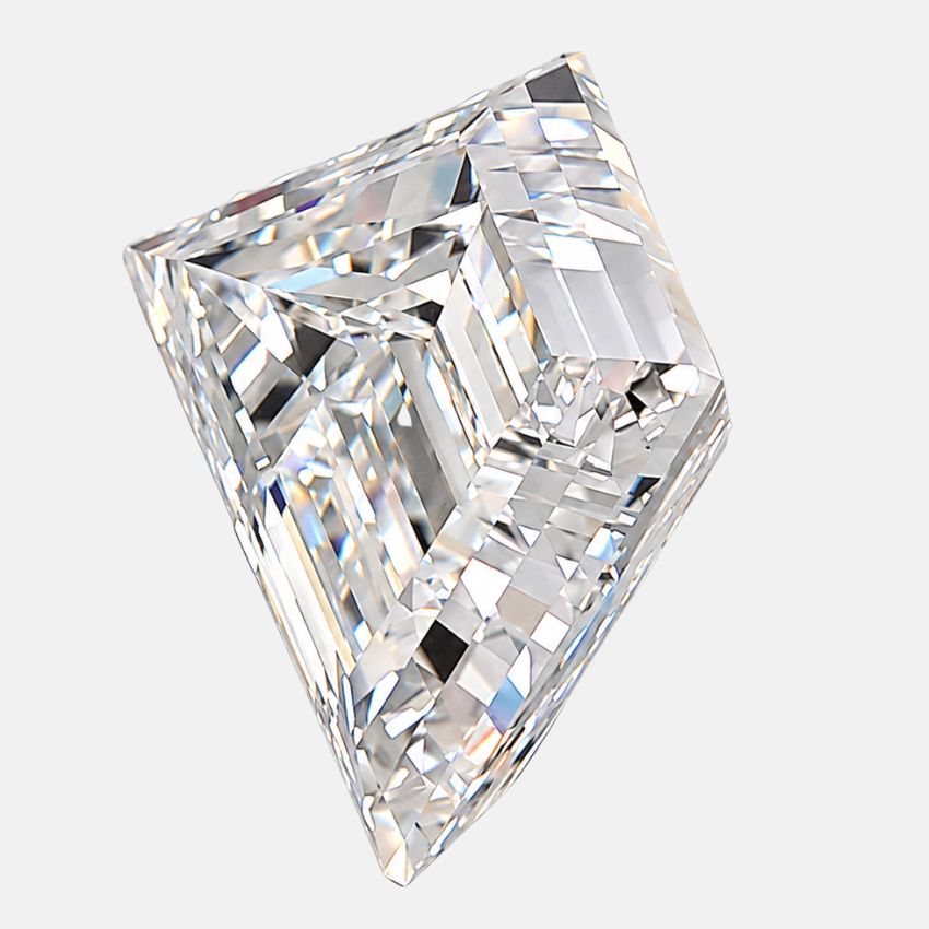 Mirano Jewels 2.59 Carat Trapezoid Lab Created Diamond E Color VS1 Clarity IGI Certified
