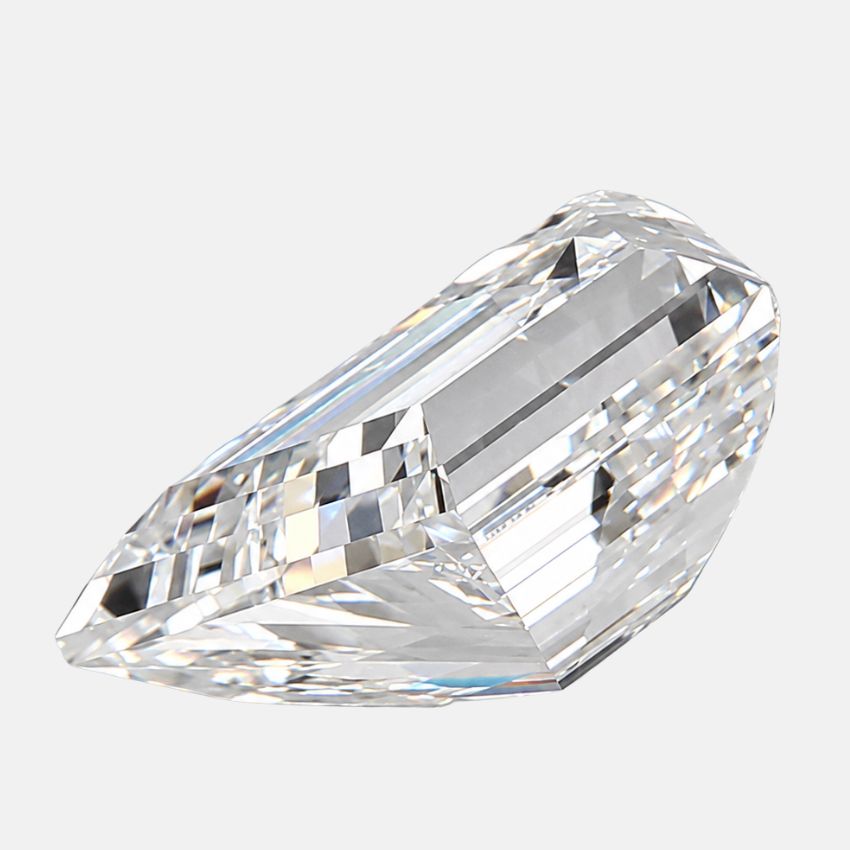 Mirano Jewels 2.59 Carat Trapezoid Lab Created Diamond E Color VS1 Clarity IGI Certified