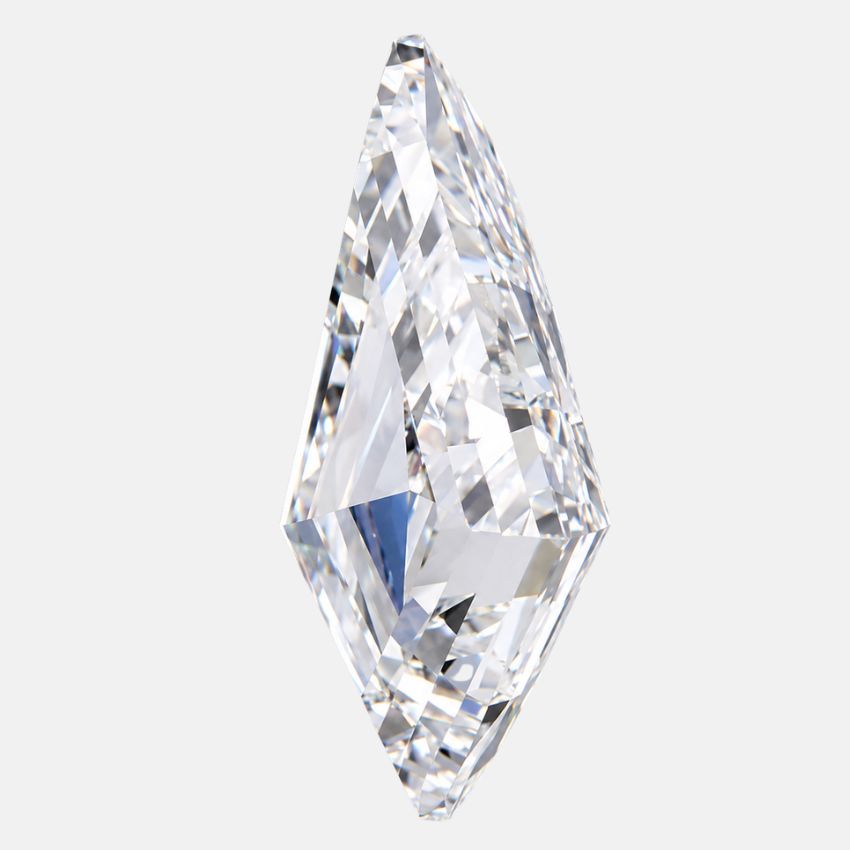 Mirano Jewels 1.25 Carat Kite Shaped Lab Grown Diamond F Color VVS2 Clarity IGI Certified