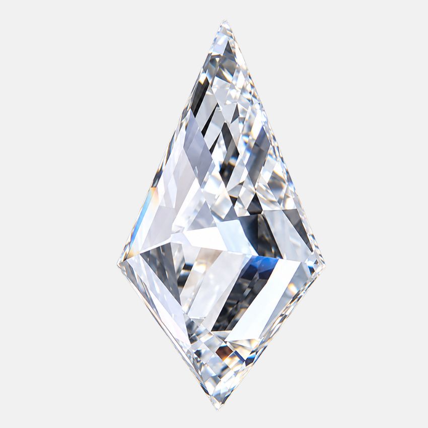 Mirano Jewels 1.25 Carat Kite Shaped Lab Grown Diamond F Color VVS2 Clarity IGI Certified