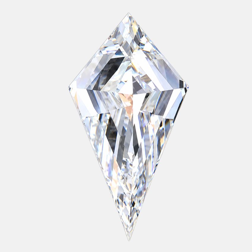 Mirano Jewels 5.04CT Kite Lab Grown Loose Diamond E Color VVS2 Clarity IGI Certified